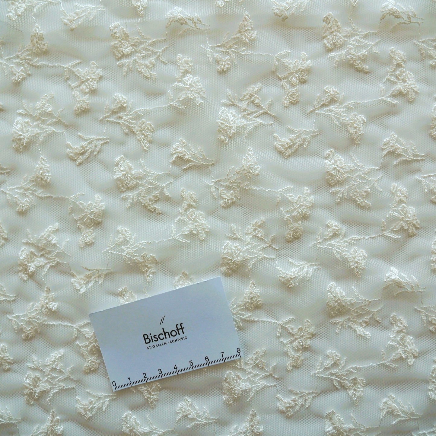 Tüll-Allover beidseitiger Abschluss - 10.045
