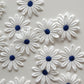 gestickte Blumen